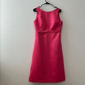 ALFRED SUNG Pink Midi Dress